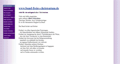 Desktop Screenshot of freies-christentum.de