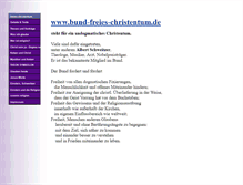 Tablet Screenshot of freies-christentum.de